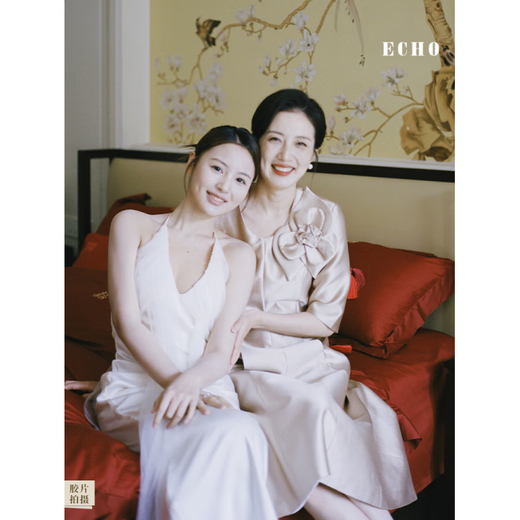 LISM国际一线品牌official新娘订婚晨袍「奶油杏」婚礼定制婚纱生日礼 香槟色(现货-48小时内发货) XS
