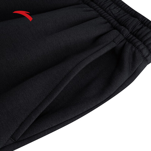 ANTA fleece warm sports pants men's straight sweatpants autumn knitted outdoor running trousers flat casual pants