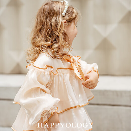 Happyology British Children's's NOUVEAU AUTOMNE ET JUPT CONTRASTIONNEUR D'HIVER POUR LES GABLES GABLE GALES ROBE ROBLE ORANGE ROSE 110 (112 cm)