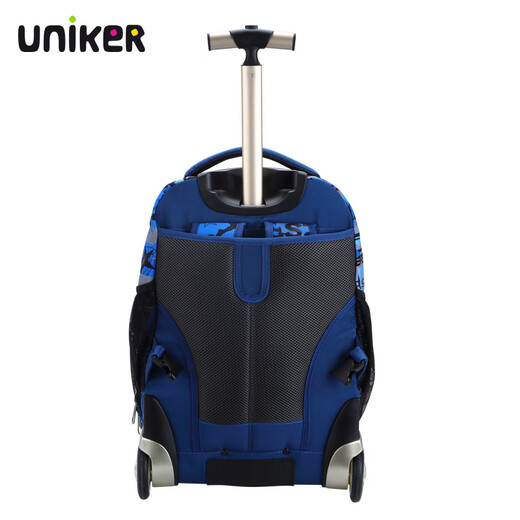 
Uniker trolley schoolbag boy large capacity junior high school students female trolley back dual-purpose primary school 6-12 years old lightweight schoolbag rebirth 12161A