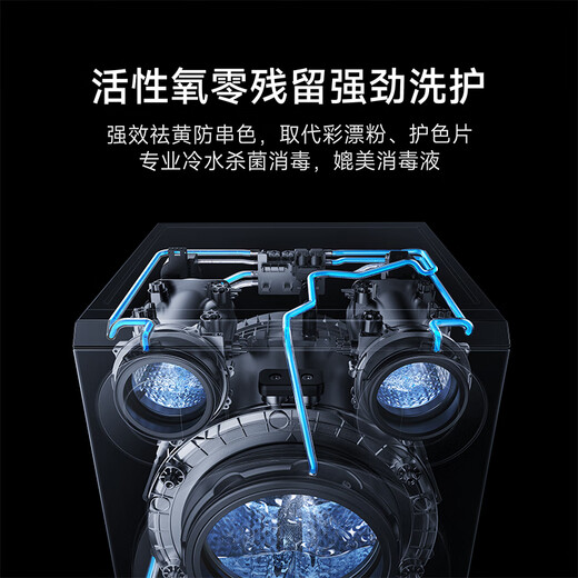 Mijia Xiaomi three-zone washing Pro drum washing machine home fully automatic standard size underwear and socks three-tube zoned washing same model XQG105MJ101 from Mr. Lei’s conference