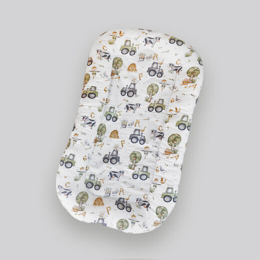 Cross-border crib mid-bed comfort Baoping replacement wholesale newborn bionic bed travel portable crib recliner Big White Goose 95cm*51cm