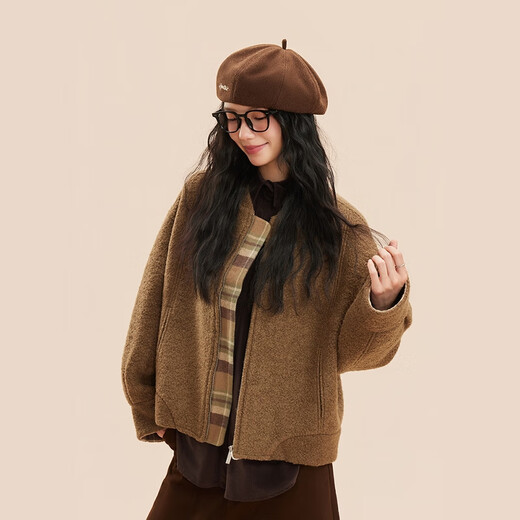 MMOPTOP literary retro beret autumn twill letter embroidery painter's hat women's big head circumference showing face small octagonal hat