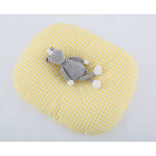 Pupan bed-in-bed baby INS newborn bionic bed feeling uterine bed crib baby anti-jumping bed in bed yellow plaid