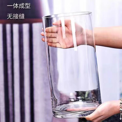 MPPMCK-Acryl-Anti-Fall-Vase-Ornament Wohnzimmerblüteanordnung Transparentes hydroponisches Bambus gerade Barrel Advanced Awakening Blum Eimer Dicked [hohe Wertempfehlung] 12352 Dezimalanlagen