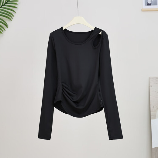 Women's long-sleeved loose breathable sports sun protection clothing summer new casual top outdoor yoga Pilates quick-drying blue 2XL