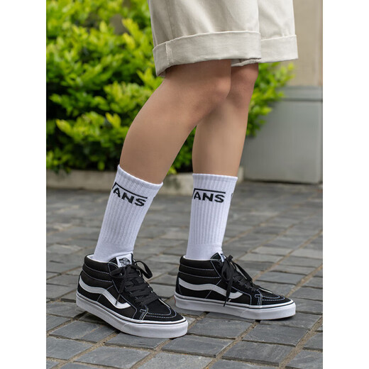 
VANS SK8-Mid Street Style Classic Men's Shoes Women's Shoes Sports Shoes Canvas Shoes Black 40