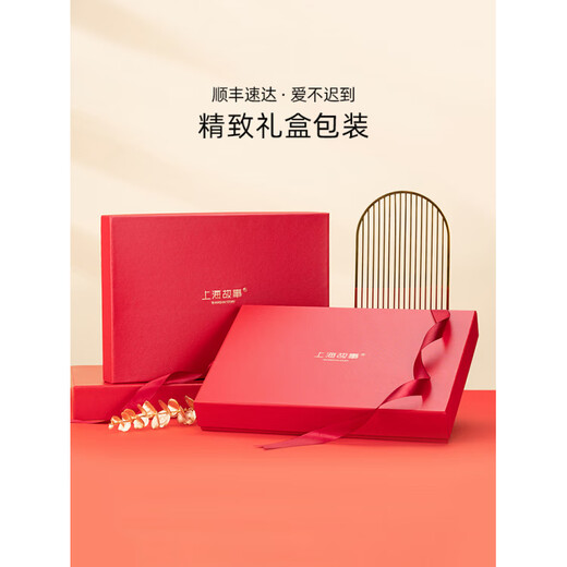 Shanghai Story Autumn and Winter Thickened Warm Scarf Men's New Coldproof Gift Box Elderly Style Black Gray Camel