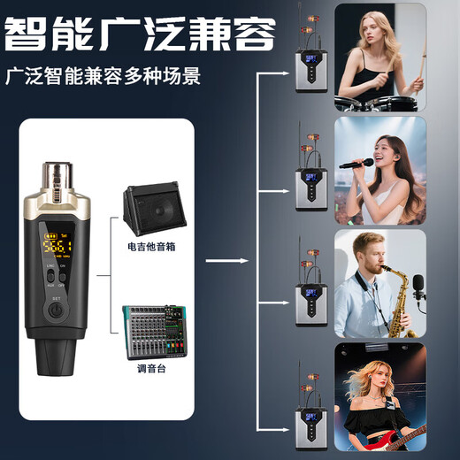 Wireless monitoring headphones, in-ear band rehearsal recording, live performance conference, professional audio, one to four wireless monitoring headphones