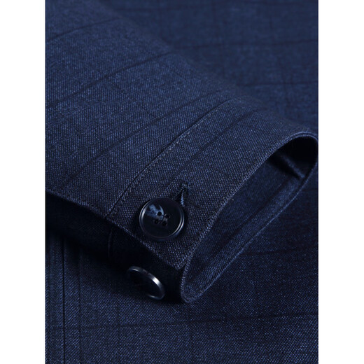 MONTAGUT Wool Jacket Men's Middle-aged and Elderly Spring and Autumn Lapel Plaid Business Casual Jacket Dad's Wear Executive Jacket Burgundy 4XL 195/108A