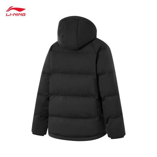 Li Ning Short Down Jacket Women's 2025 Autumn and Winter New Fashion Casual Hooded Warm Sports Jacket AYMV776
