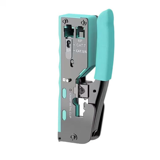 Padiling network cable pliers, Category 7 multifunctional Internet phone, crystal head wire stripping and crimping, Category 6 through hole clamping pliers