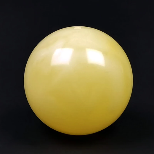 Amber style, one thing, one picture, one certificate, beeswax round beads, single beads, matching beads, accessories, natural amber loose beads, separated beads, round beads, 3.76 g, 18.5 mm