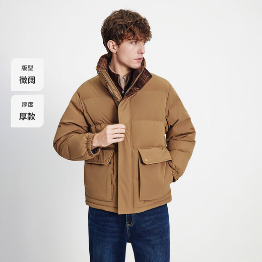 纳维凯尔意大利小帆船25年新款男巴恩风厚款羽绒服户外三防外套1341605507