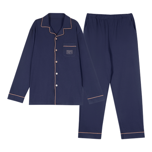 Fenton Kean Pajamas Men's 100% Cotton 2025 Autumn New Long Sleeve Long Pants Men's Pajamas Home Clothing