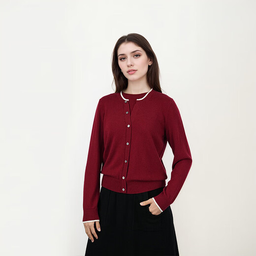 Ralph Lauren Manufacturer New 100% Pure Wool Sweater Red Sweater Fake Two-Piece Pullover Knitted Long Sleeve Natural Red M 85-105Jin Jin is equal to 0.5 kg