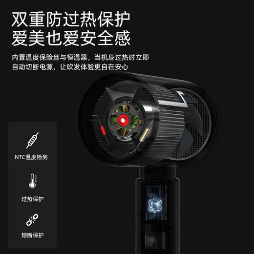 MERIOEC's best-selling 1 million+ 25-year new hair dryer for student dormitories, 500W small power, 800w small hair dryer, portable 300w hair dryer, 500w white, high wind non-trip, special for dormitories, quiet and quick-drying