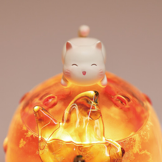 New cultural and creative Forbidden City no worries weather bottle ornaments atmosphere night light office home desktop birthday gift for friends