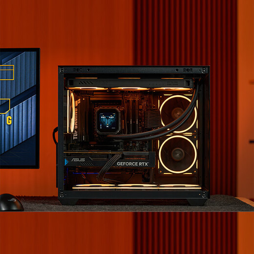 ASUS ROG family bucket 14600KF/RTX5060Ti RTX5070 computer host live broadcast e-sports Delta game design rendering desktop assembly complete machine DIY assembly machine with eight 230F+RTX5060Ti 16G
