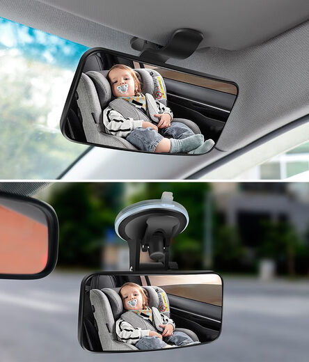Zuimi Japan imported quality three or four-wheel car baby viewing mirror car child rear safety seat rearview mirror plus style 1 clip