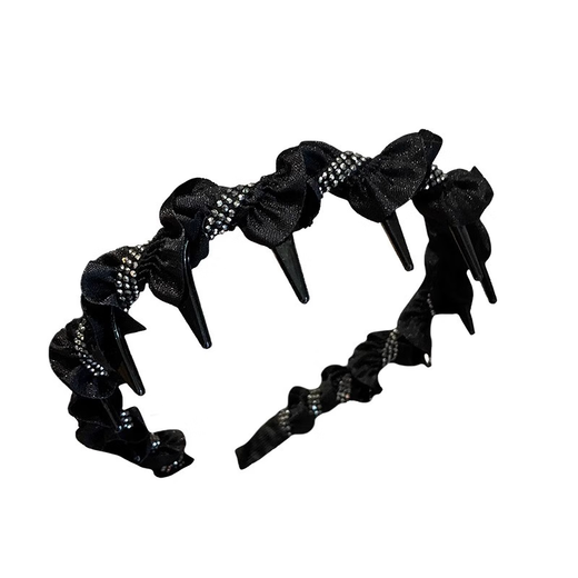 Ye Fei Li twist rhinestone wavy hair hoop headband women's high-end 2025 toothed anti-slip hair press hair accessories hairpin hair accessories