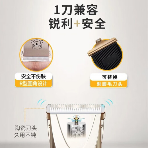 ROWILUX German quality pet shaver, cat shaving dog hair clipper, hair trimmer, cat hair clipper, electric clipper, gold standard set