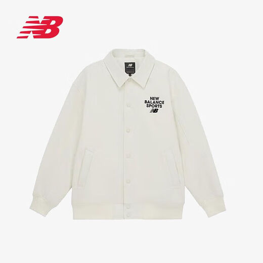 NEW BALANCE中性纯色翻领字母印花长袖外套5QD12083-IV闪电发货 XS 身高160cm 均码 5QD183-IV
