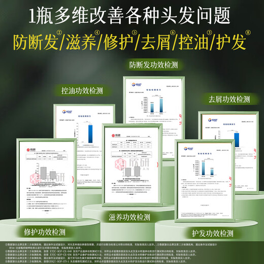 Zhuolanya Ginger Anti-hair Loss Firming Shampoo 800ml*2 (Shampoo Cream Shampoo Unisex)