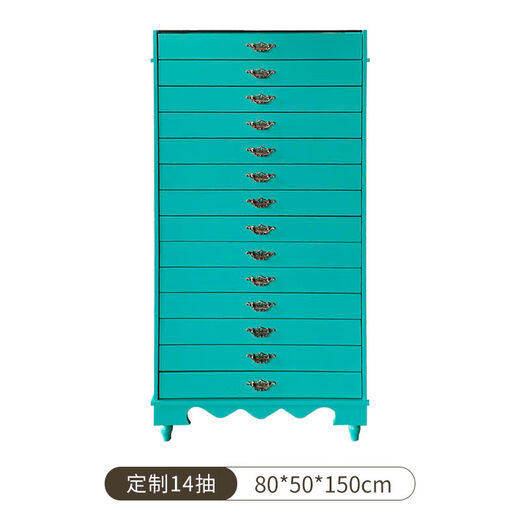 Pupan watch glasses cabinet display and storage paint cabinet jewelry multi-layer drawer bridal jewelry wedding dress jewelry display cabinet made of matte black 100*50*height 110m