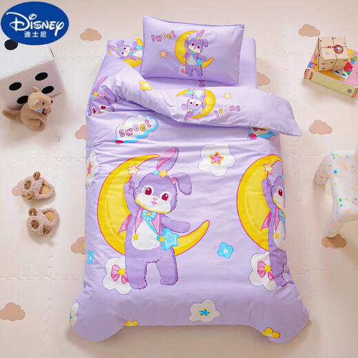 Disney (Disney) Class A Cotton Kindergarten Quilt Three-piece Set for Kindergarten Bedding Six-Piece Baby Bedding Special for Napping Snow White Class A Cotton Autumn and Winter 6-piece Set 3 Jin Jin equals 0.5 kg Soybean Quilt Core + 1.5 Jin Jin equals 0.5 kg
