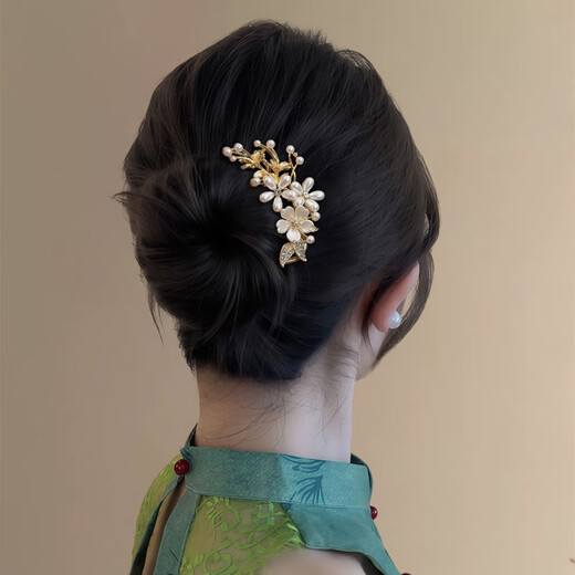 Hairpin for evening hair, high-end broken hair comb, elegant hairpin on the back of the head, hairpin, cheongsam, Hanfu headwear for women