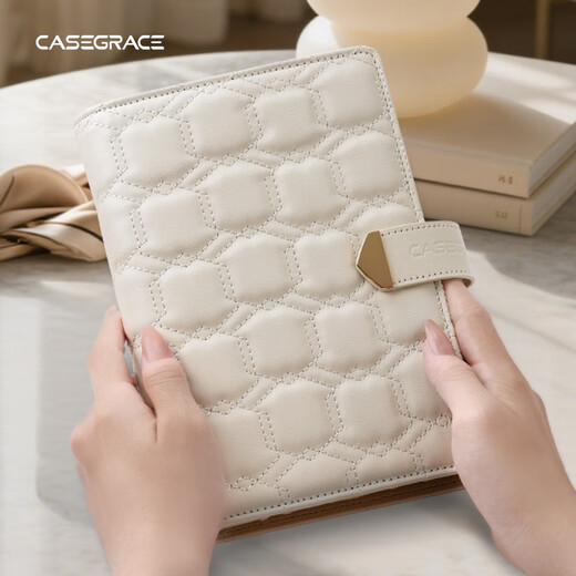 CASEGRACE cosmetics storage bag gold storage book jewelry box jewelry jewelry storage bag notebook hand decoration exquisite cosmetics travel jewelry book large amber powder 6-page velvet bag