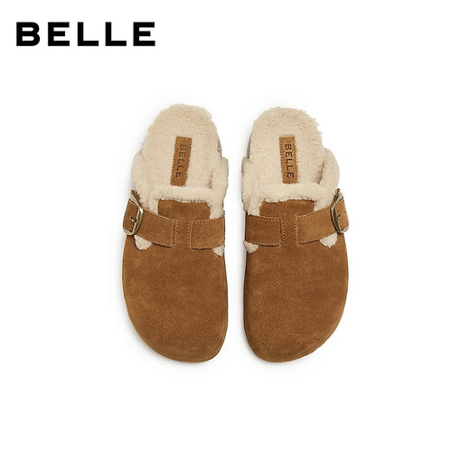 
Belle (Belle) Zhang Linghe same style thick island toast 2 generation Birkenstock slippers for women's shopping mall style can wear outside slippers D8R1DBH5 pre-sale brown-winkle 35