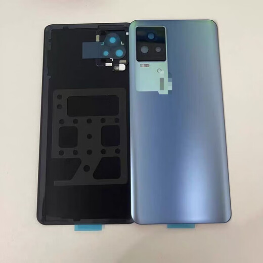Suitable for vivo original back cover glass iqoo7 original disassembly back case battery cover back case aftermarket mobile phone back cover iqoo7 original back cover black mirror with frame