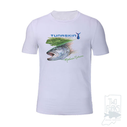 Luya fishing T-shirt fishing clothing summer short-sleeved men's round neck lightweight sun protection fishing clothing rock fishing and sea fishing clothing personalized leisure wear L