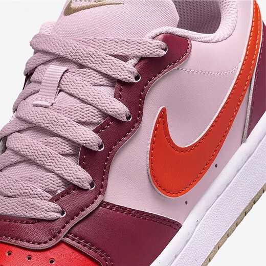 NIKE Nike men's and women's casual sneakers COURT BOROUGH children's sports shoes fashionable white shoes for teenagers and older children