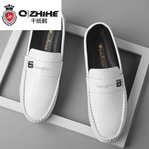 Бумажный кран (Q Zhihe) Doudou Shoes для мужской осени новой мужской обувь корейская версия универсальной мужской повседневной кожа