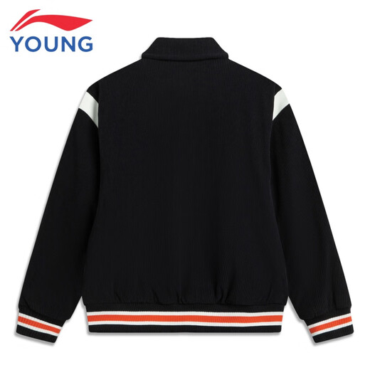 Li Ning children's clothing children's jacket with cotton for older boys anti-static basketball element sports cotton jacket 175YJMV013-1