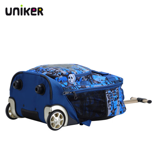 
Uniker trolley schoolbag boy large capacity junior high school students female trolley back dual-purpose primary school 6-12 years old lightweight schoolbag rebirth 12161A
