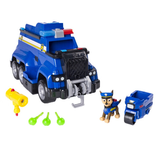 L'équipe de Wangwang a apporté de grandes contributions à l'ultime AQI Police Car Vehicle Sound and Light Deformable Patrol Patrol's Toys 16759 Ultimate Police Car Car et Light Aqi