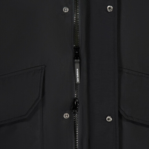 NEW BALANCE25 years men's casual, comfortable, versatile, warm sports fur collar down jacket AMJ53371 BK XL