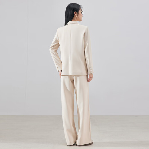 訫嗳 Yishan formal wear women's suit college student suit public examination civil servant interview small lady suit jacket professional wear single piece - black suit interview bi preparation shirt S recommended weight 90-100 Jin Jin equals 0.5 kg