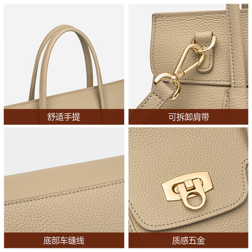 朱尔（ZOOLER）包包女包轻奢品牌2025新款高端时尚女士包包头层牛皮斜挎包女士包 【大象灰】轻奢大气百搭