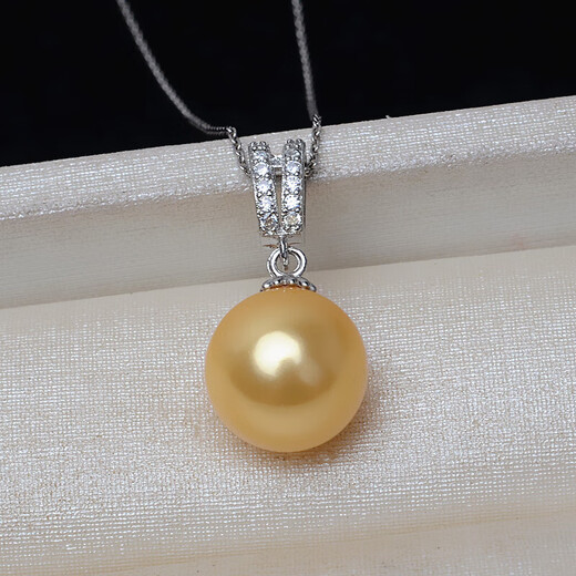 Wanke sense pearl pendant single shell freshwater pearl pendant necklace s925 silver temperament single white shell bead without chain 14-14mm