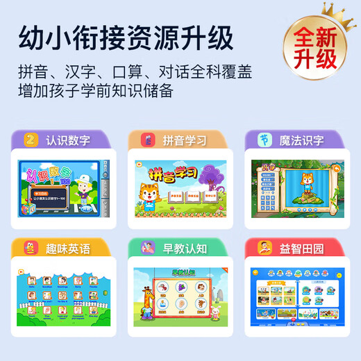 Daoai AI intelligent student learning tablet primary school junior high school and high school AI learning machine 3-12 years old picture book companion reading early education IPAD eye protection tutor machine English point reading machine textbook synchronization synchronization of problem solving and analysis of wrong questions all subjects learning control full Netcom 16+512G