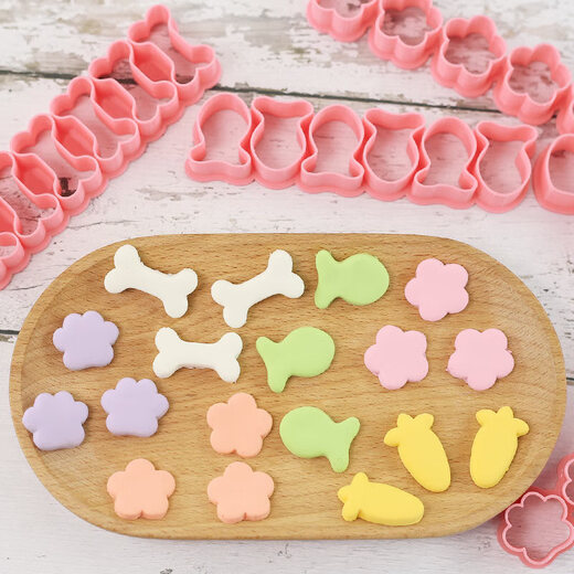 Locknlock cartoon small steamed bun mold baby food supplement pattern steamed bun pasta tool household pet biscuit baking mold flower mold