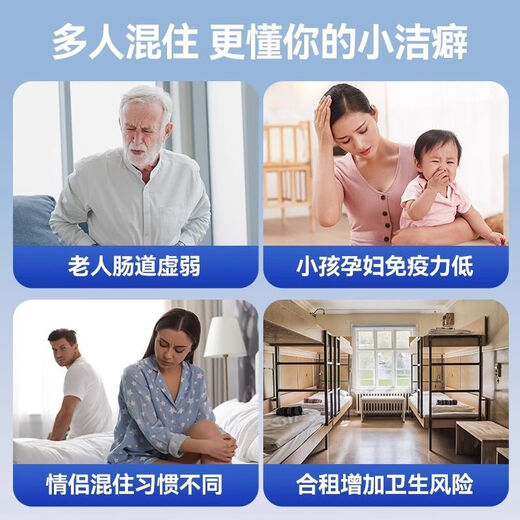 Jingyan 2025 new style丨Medical grade toilet ultraviolet lamp sterilization and disinfection lamp Home toilet guard automatic induction cleaning and disinfection device bathroom deodorization artifact rechargeable ultraviolet sterilization丨deodorization and mite removal germicidal lamp automatic disinfection and mite removal丨30-day free trial丨more healthy in the toilet