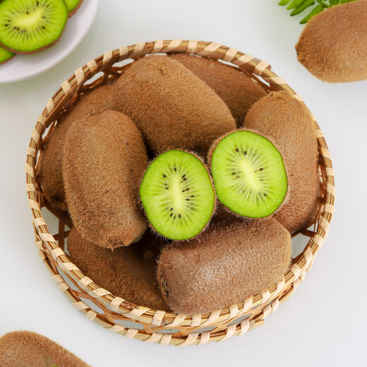 Beijing fresh Guizhou Xiuwen kiwi green heart kiwi 24 pieces single fruit 90-110g gift box fresh fruit straight from the source