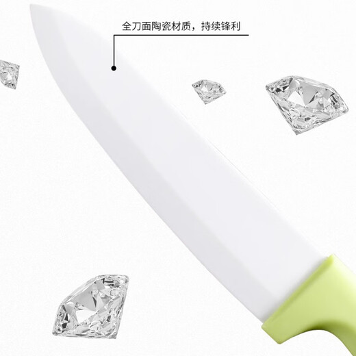 拜格（BAYCO）陶瓷水果刀削皮刀两件套装家用高级多功能便携配刀鞘 TZ19950