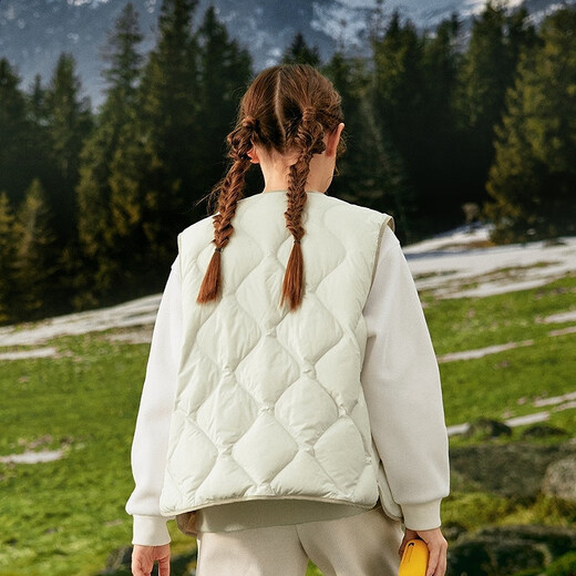 Balabala children's clothing children's vest girls and boys light jacket tops children's clothing 2025 autumn and winter clothing warm 209425101206